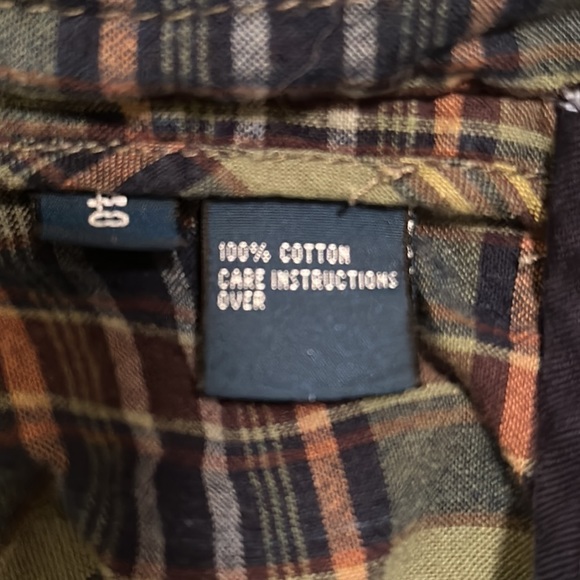 Men’s 40 inch olive green plaid Polo by Ralph Lauren shorts - Picture 9 of 15